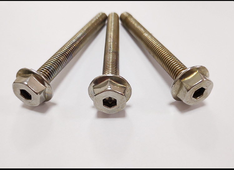 不锈钢螺丝钉 机螺钉内外六角头手拧螺钉 不锈钢五金配件 定制