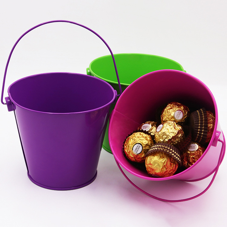 创意婚礼用品马口铁喜糖桶储蓄桶儿童沙滩玩