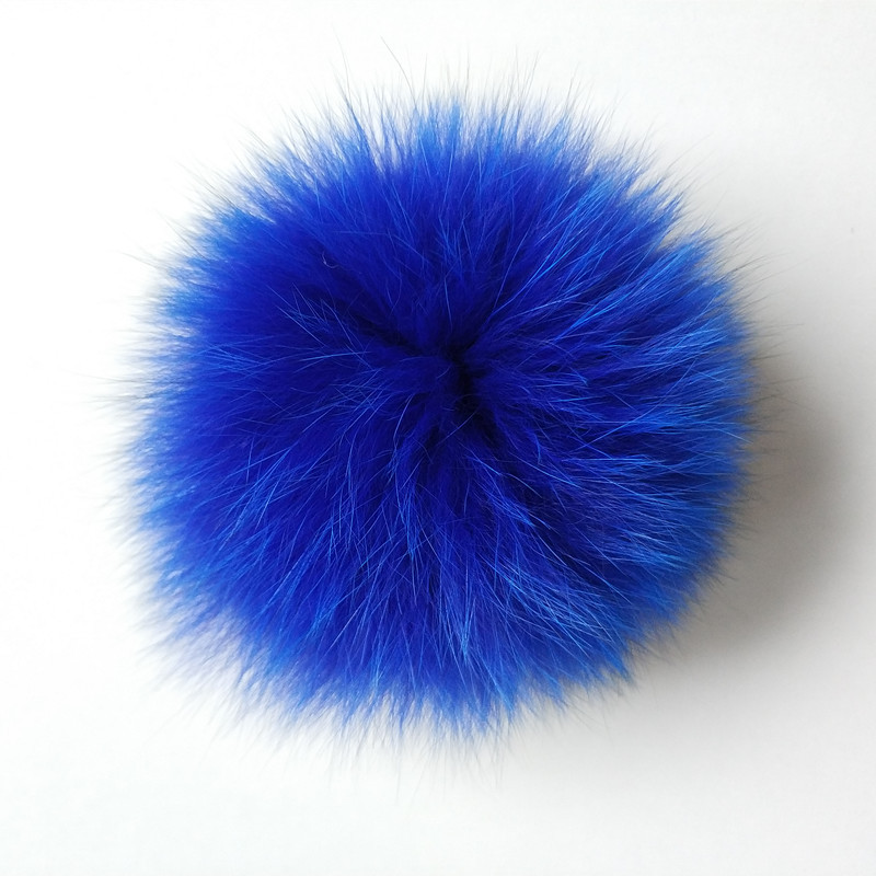 源头厂家批发狐狸毛球8cm帽子鞋子专用毛球 可定做各
