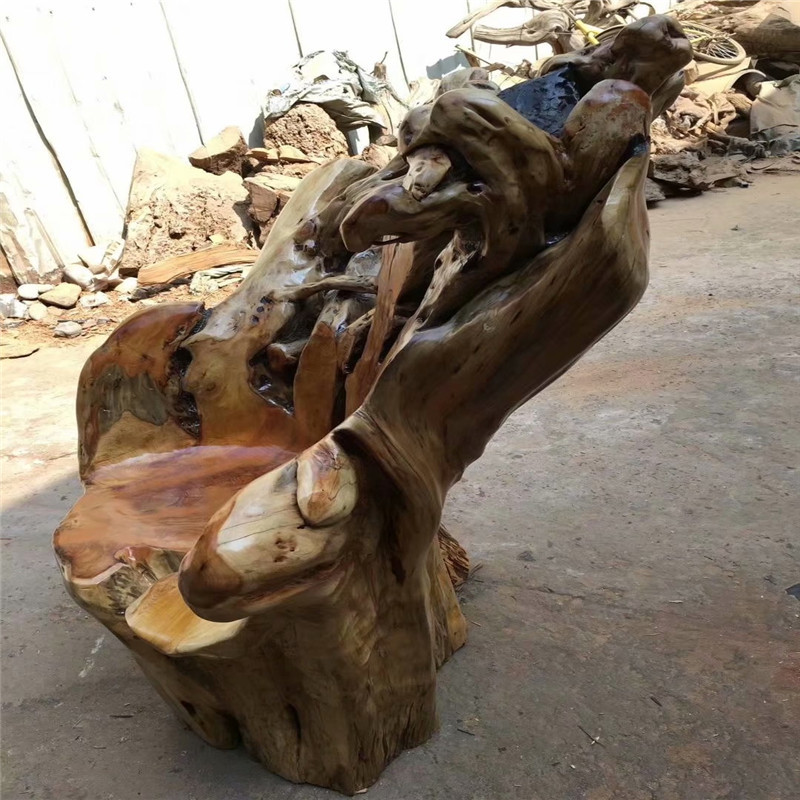 实木民宿家具崖柏木工艺品 崖柏家具私人休闲靠背椅 躺椅diy家具