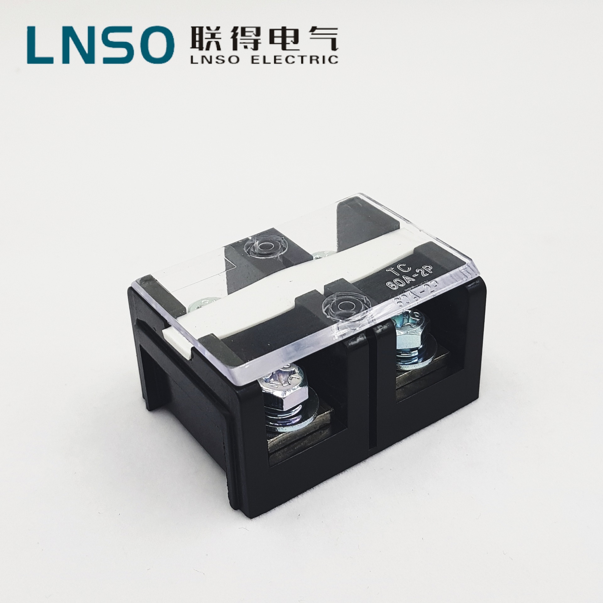 供应电源端子排60a2p固定式端子排连接器tc-602大电流接线端子