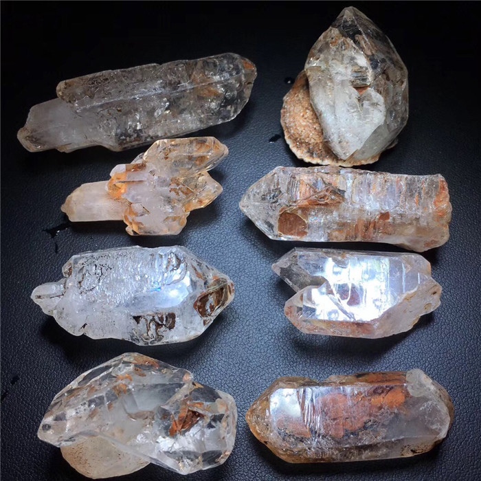 安居天然白水晶骸骨空心洞骨干原石 大师高频能量排列水晶 疗愈石