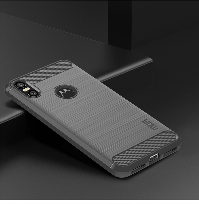 mofi/莫凡 【绅度系列】moto one/p30 play 碳纤维硅胶手机套