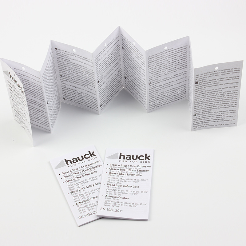 fsc药品电器数码说明书印刷 双胶纸多层折叠说明书 三折页说明书