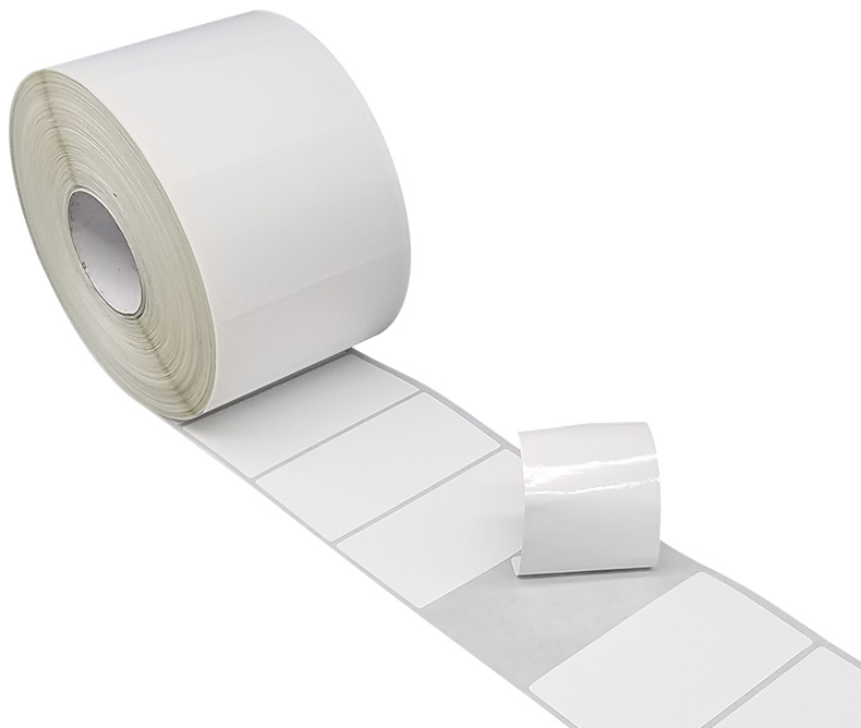 厂家直销铜版纸不干胶标签印刷空白不干胶贴纸条码纸logo标贴定制