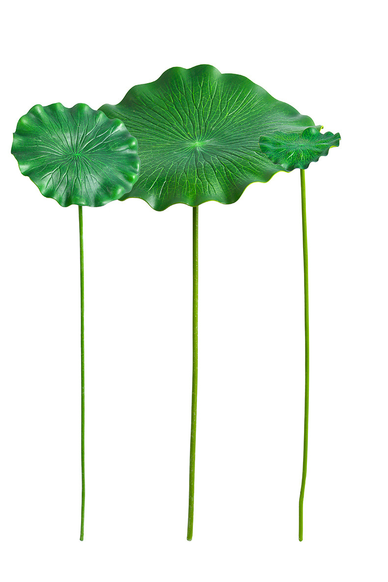 仿真荷叶带杆舞蹈表演道具水池装饰漂浮荷叶diy造景仿真大荷叶