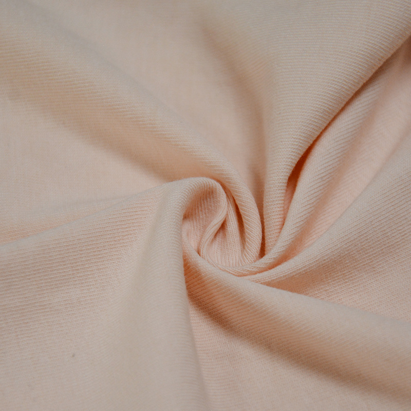 厂家直销宝宝童装布料 婴儿保暖平纹针织面料 有机棉儿童服装布料