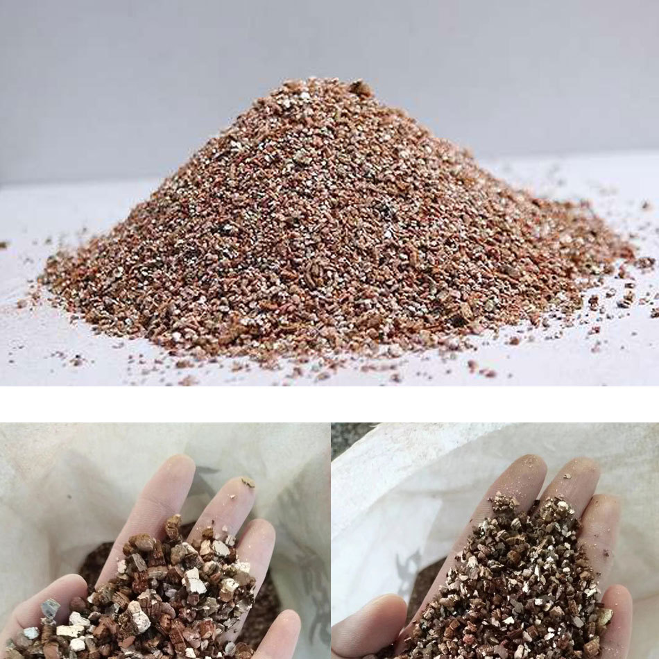 园艺膨胀蛭石大颗粒 多肉盆栽园艺林育苗蛭石 营养土批发 3-6mm