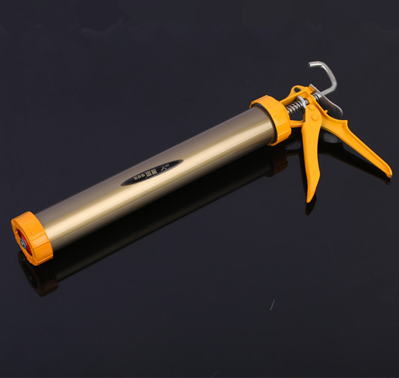 源头厂家古铜995结构胶枪香肠胶枪手动铝合金咖啡色软胶枪挤胶枪