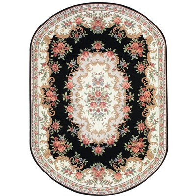 欧式乡村美式客厅地毯椭圆形餐桌餐厅地毯卧室床尾床边可机洗