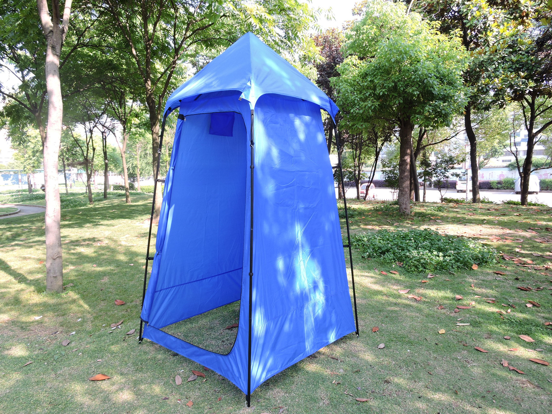 供应露营帐篷户外旅行移动淋浴沐浴帐篷钢管支架防水材料三季使用