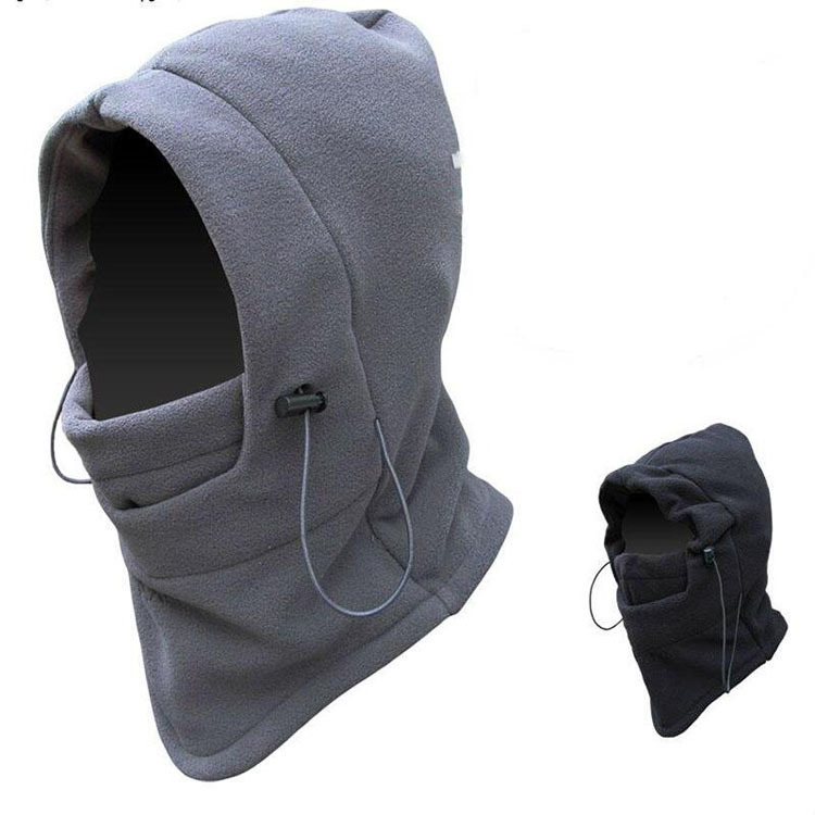 厂家直销加厚抓绒蒙面头套cs反恐面罩骑车户外防风保暖蒙面帽口罩