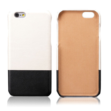 工厂定制iphone6s手机套 适用苹果6全包边单底拼接真皮手机保护套