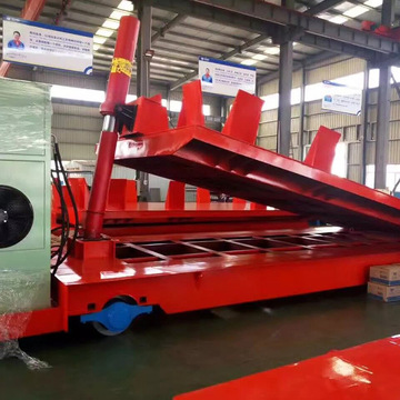 北京车间轨道自卸车液压自行侧翻卸货电动平车轨道载重工具车