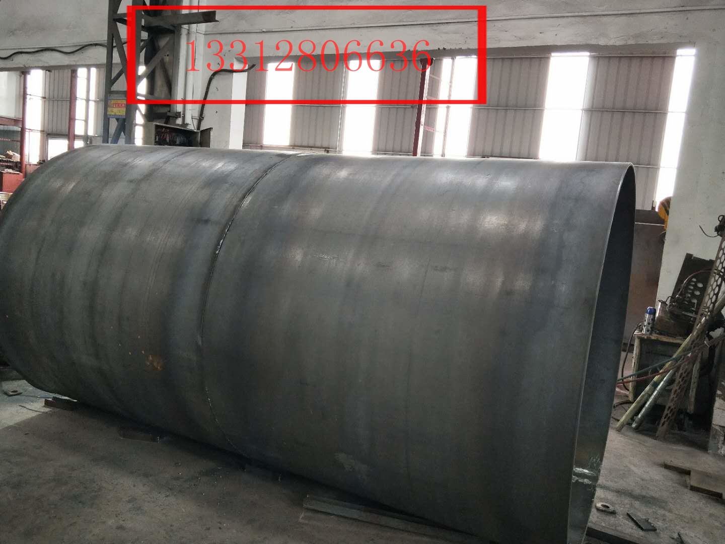 钢管柱钢圆柱围壁支撑钢护筒顶管施工自来水管道消防管道等.