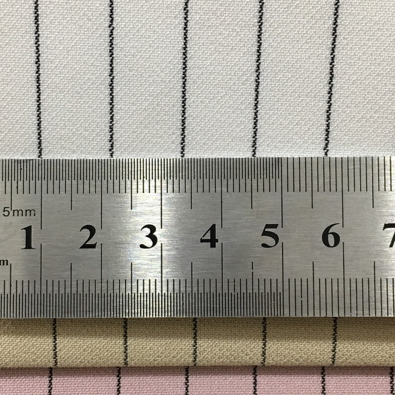 现货批发梭织1.2cm条纹布料春夏款连衣裙时尚上衣裤装面料