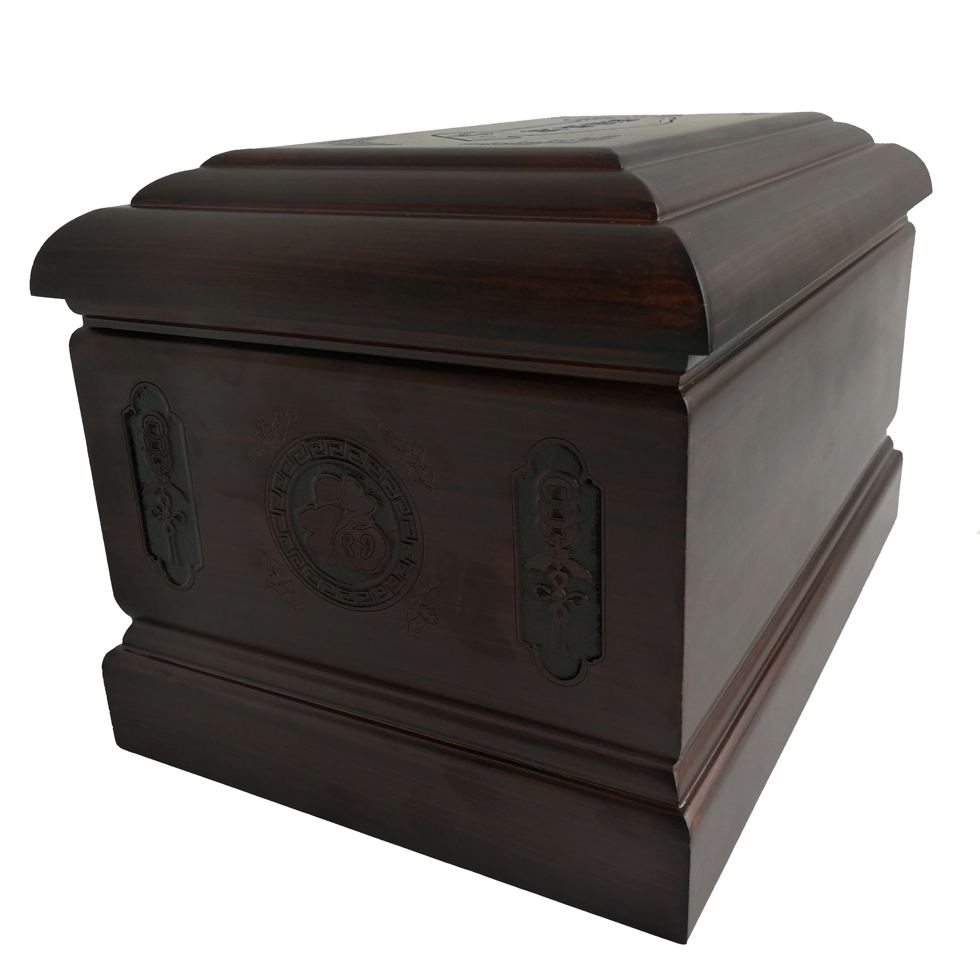 万福【二十多年的专业厂家低价供应批发】殡葬用品新款骨灰盒棺材