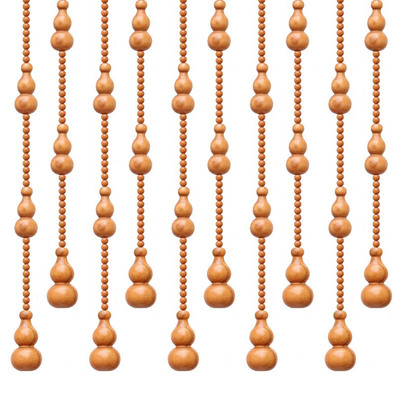 真正老桃木门帘 全桃木葫芦风水晶珠帘 客厅隔断卧室玄关招财辟邪