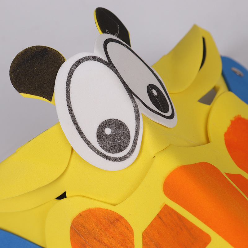 儿童表演道具长颈鹿卡通头饰 幼儿园 节日用 批发定制eva材质