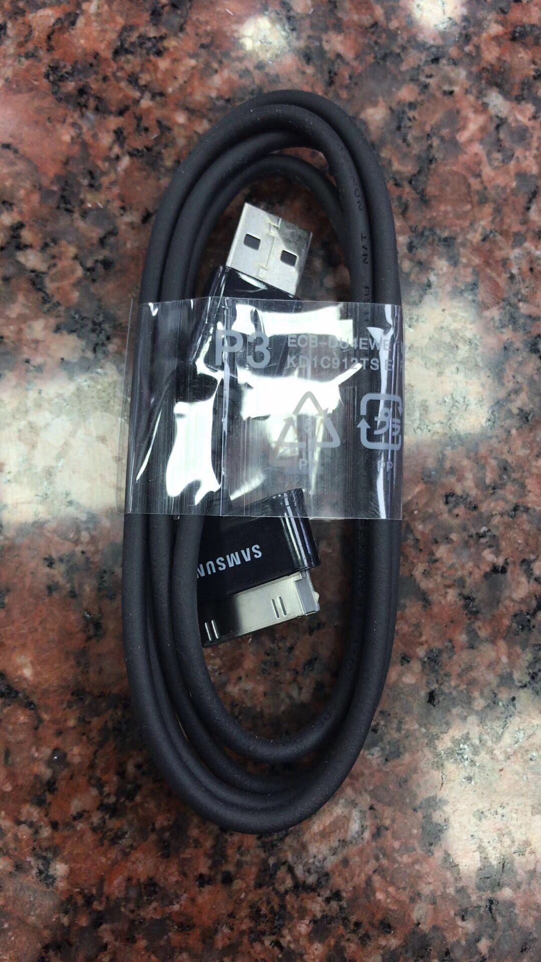 适用三星p1000平板电脑数据线 30pin平板充电线插头 galaxy tab线