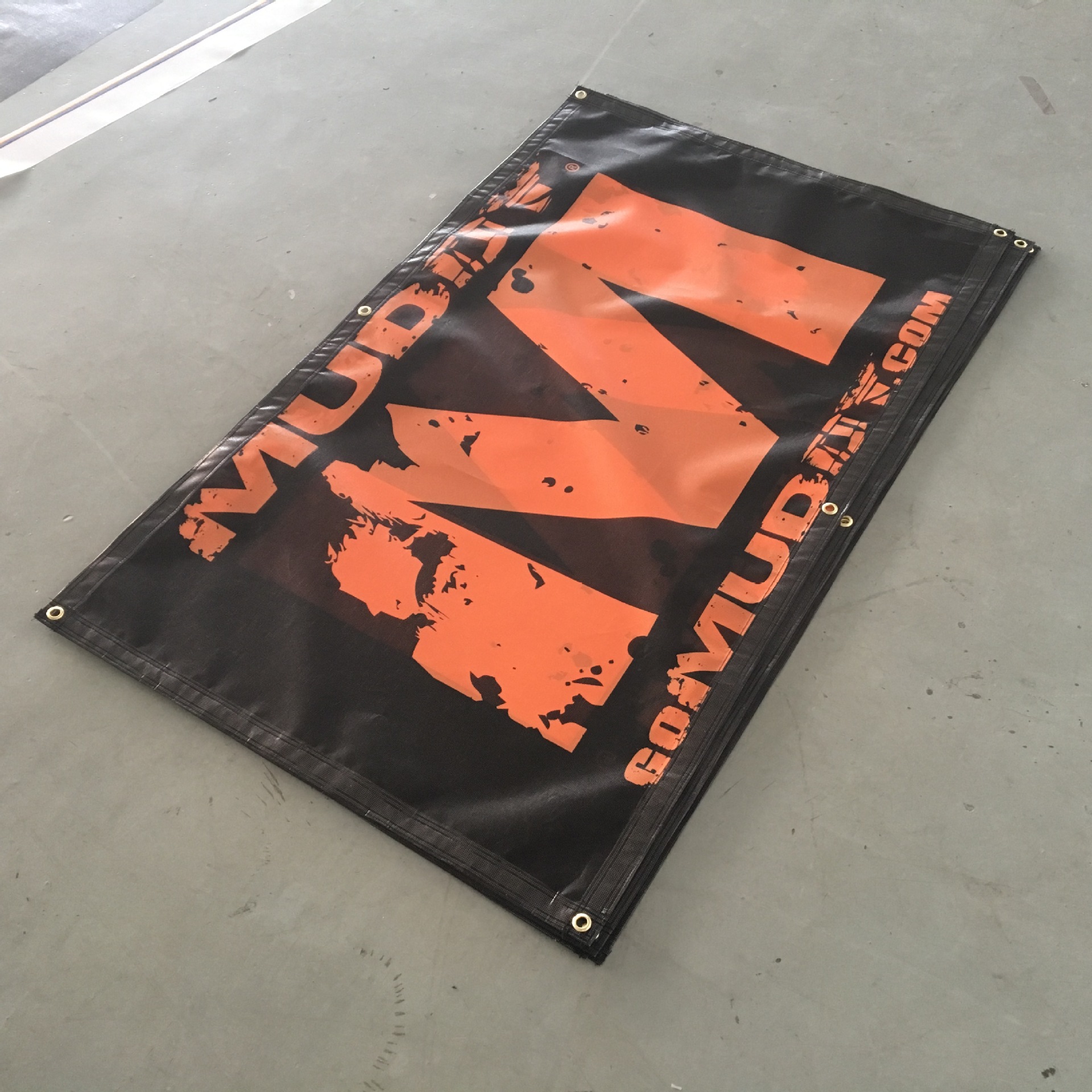 彩色打印 定制logo pvc刀刮布 户外宣传横幅