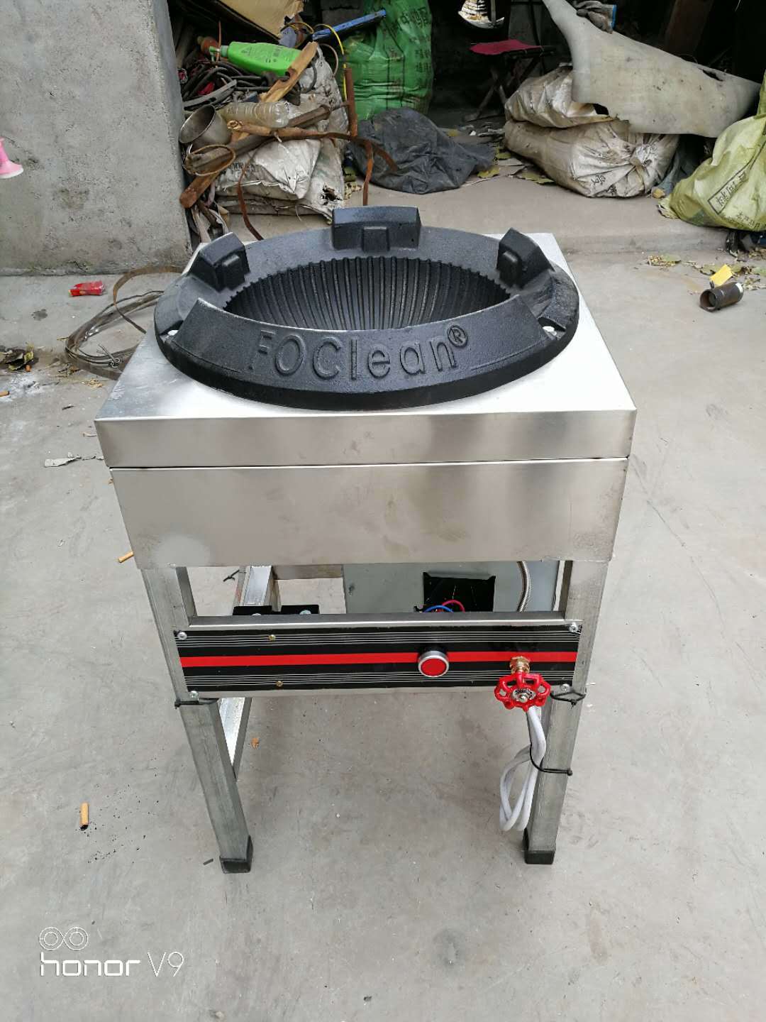 醇基燃料猛火灶生物醇油环保油液化气饭店大排档油气两用带木包装