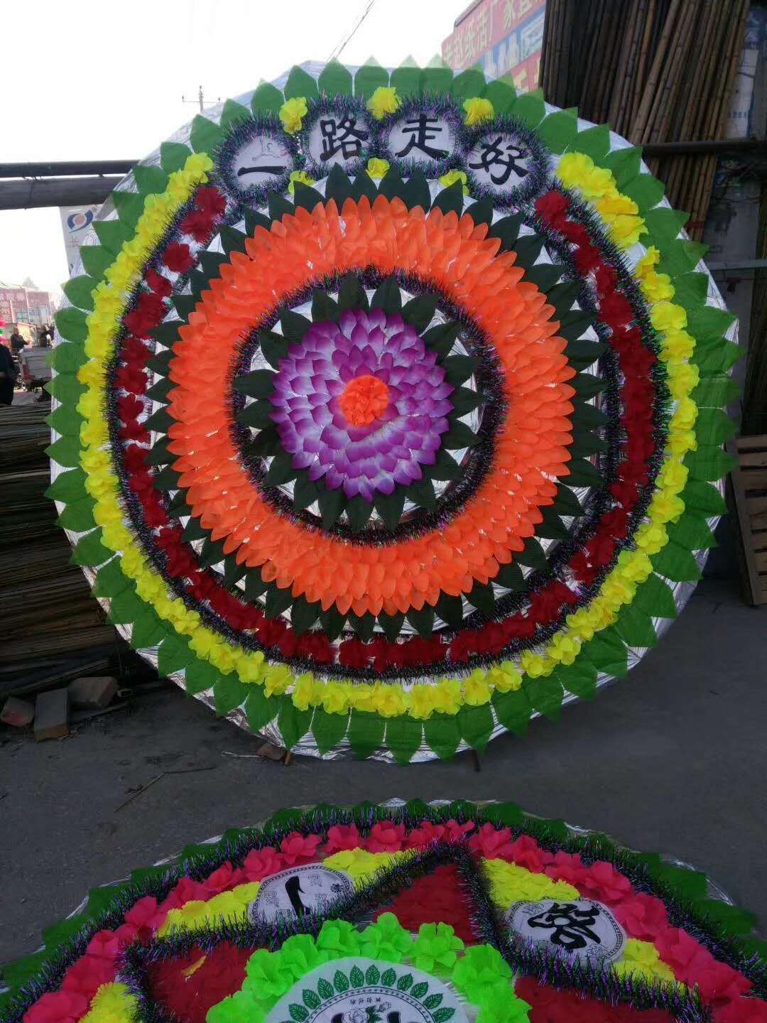 5米精品布花圈手提三层现货量大从优