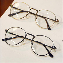 韩版金属平光镜9254 原宿小清新男女圆框眼镜架文艺范眼镜框批发