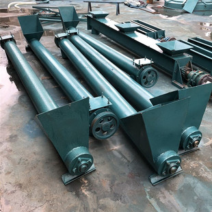 泥浆湿砂槽型螺旋输送机 畜牧饲料装仓倾斜管式螺旋提升机厂家