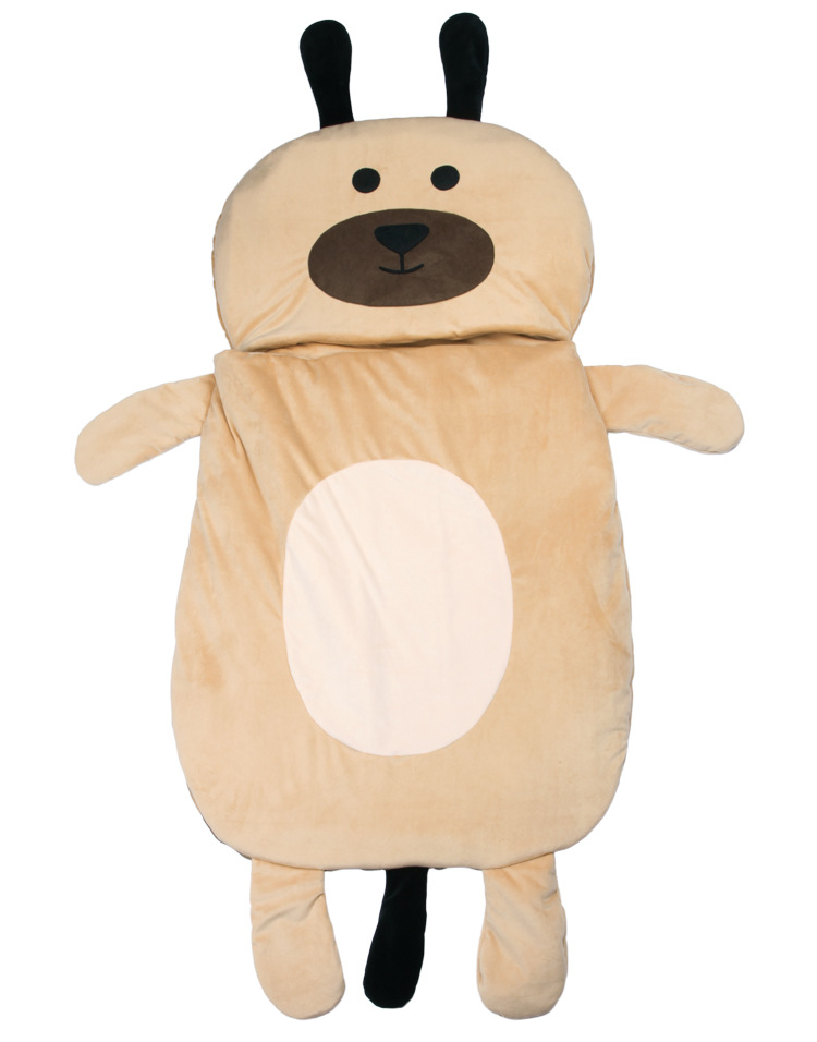 跨境专供卡通宝宝创意睡袋加厚保暖防踢儿童青蛙小狗兔子睡袋批发