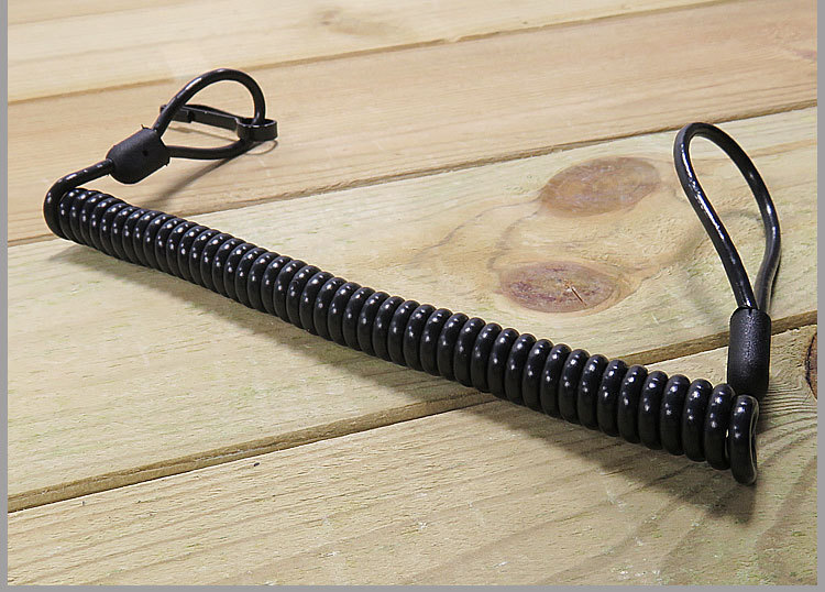 凯夫拉线弹簧枪绳户外军迷战术防丢伸缩挂绳塑料弹簧绳 厂家直销