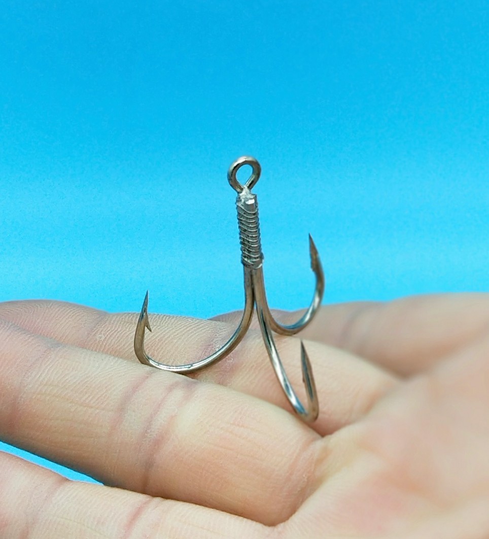 挂板锚钩三本四本五锚钩三叉锚钩锚鱼钩渔钩钓鱼用品垂钓用品