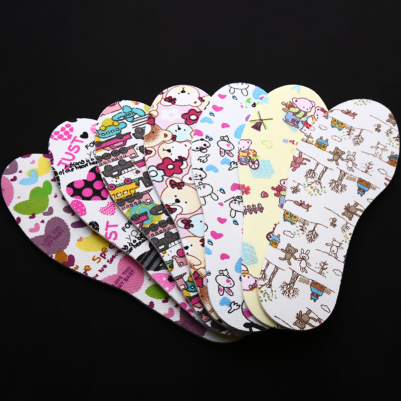 义乌鞋子配件春秋季棉布儿童鞋垫可裁剪卡通宝宝鞋垫男女-阿里巴巴