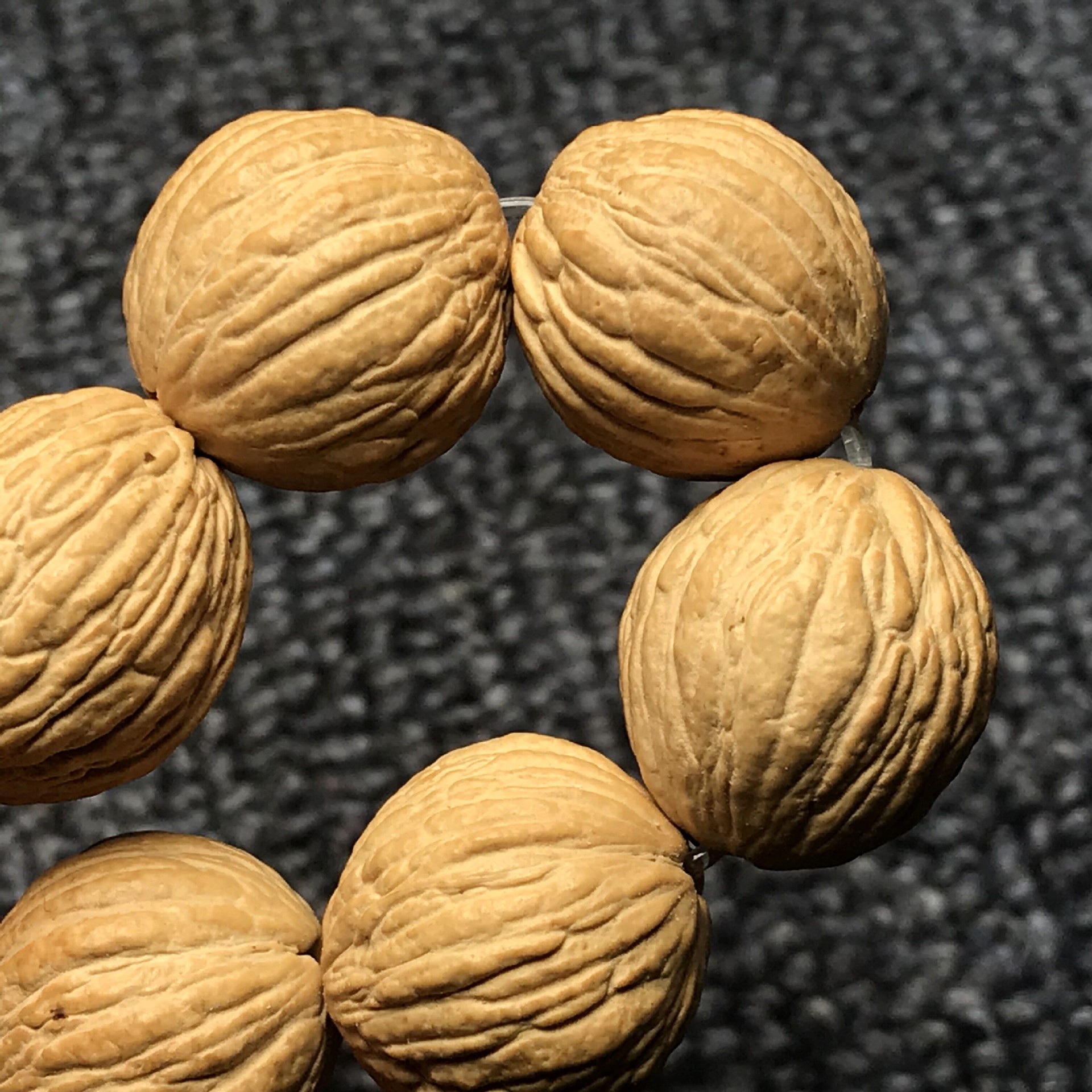 美国老树野生金丝猴头核桃 小核桃手串文玩核桃手链