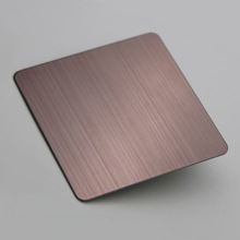 仿红铜拉丝板 拉丝红铜发黑不锈钢板价格 304彩色拉丝板价格