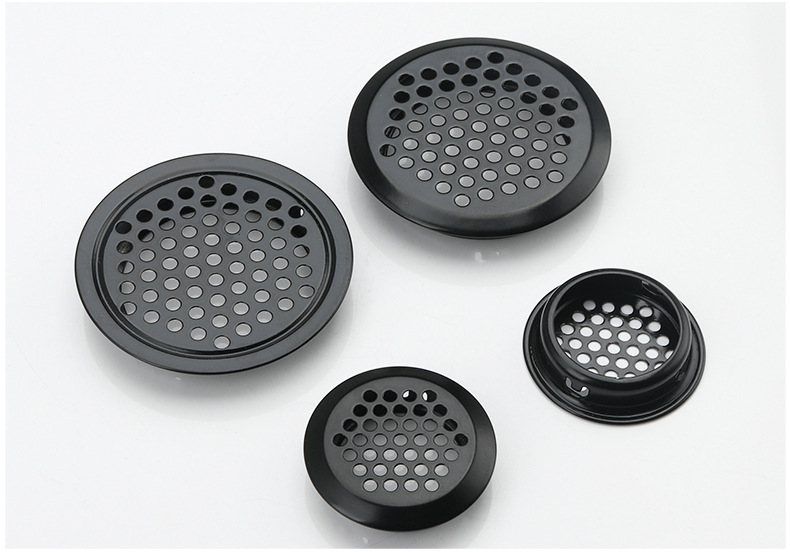 不锈钢透气孔家具衣柜橱柜透气网装饰盖鞋柜散热通风出气孔排气盖