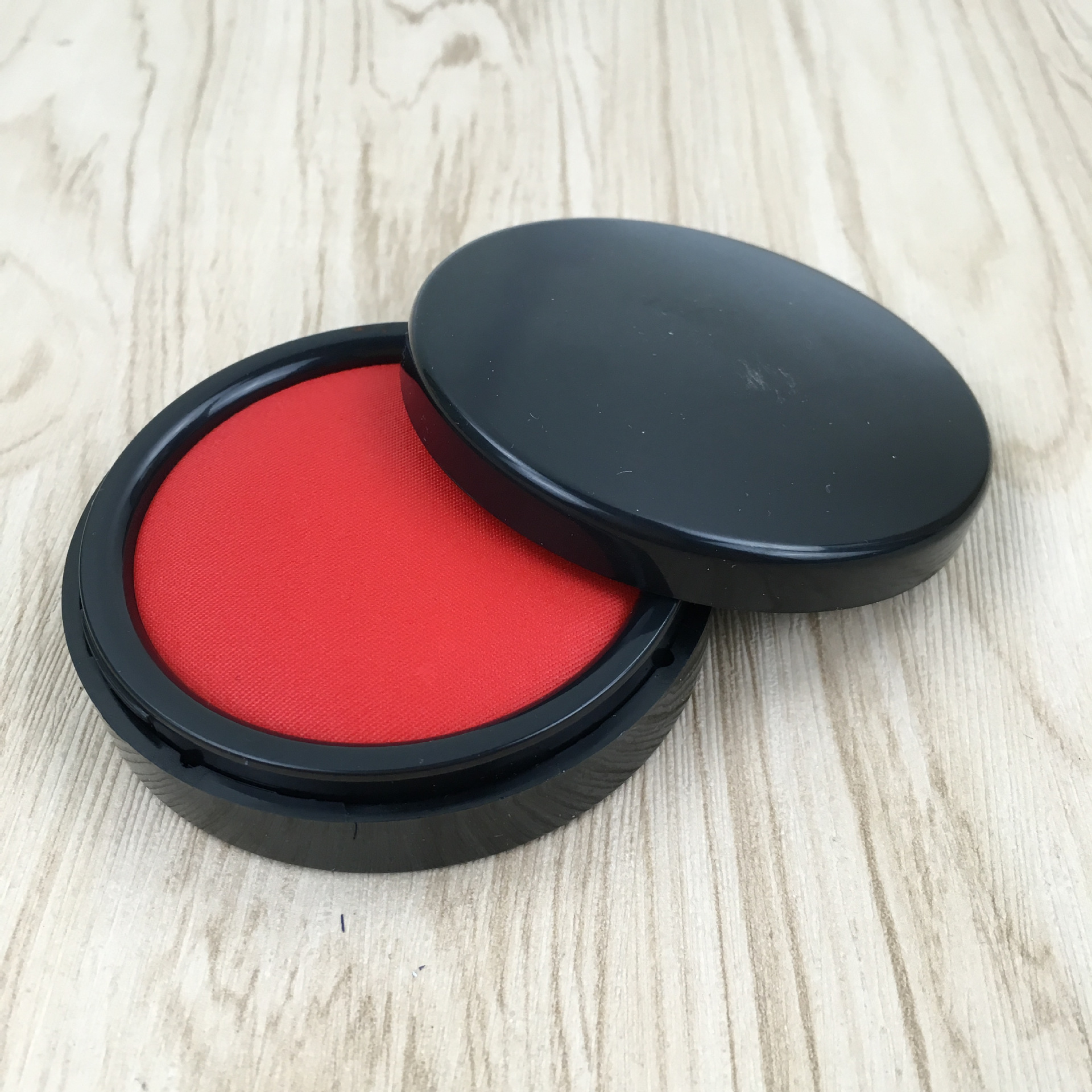 印泥9868快干防水印台 红色秒干印泥 银行财务用品盖章低价批发