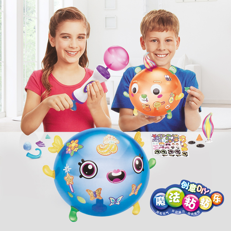 厂家直销 魔法粘粘乐波波 儿童创意diy手工黏黏球 热销儿童玩具