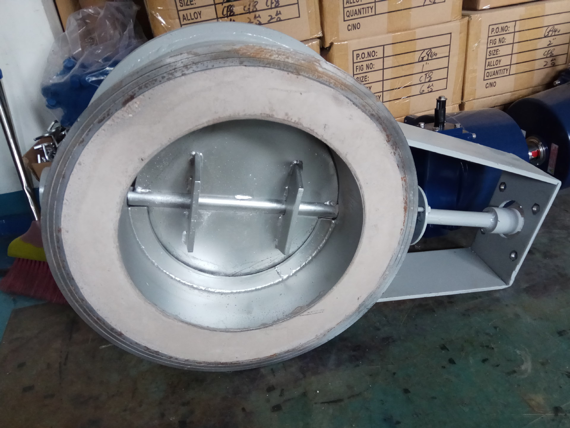 供应rto烟阀,rto高温风阀,vocs废气阀门,风阀,风阀厂家定制