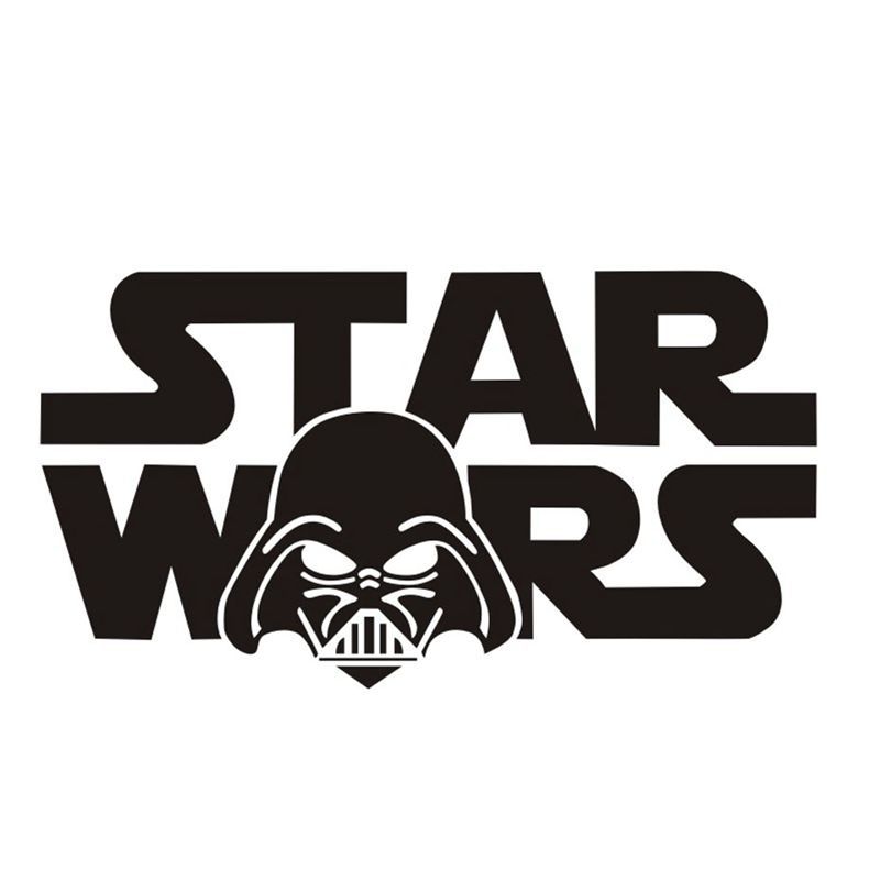 ebay速卖通star war星球大战精雕墙贴客厅创意家居贴纸 jd1219a0