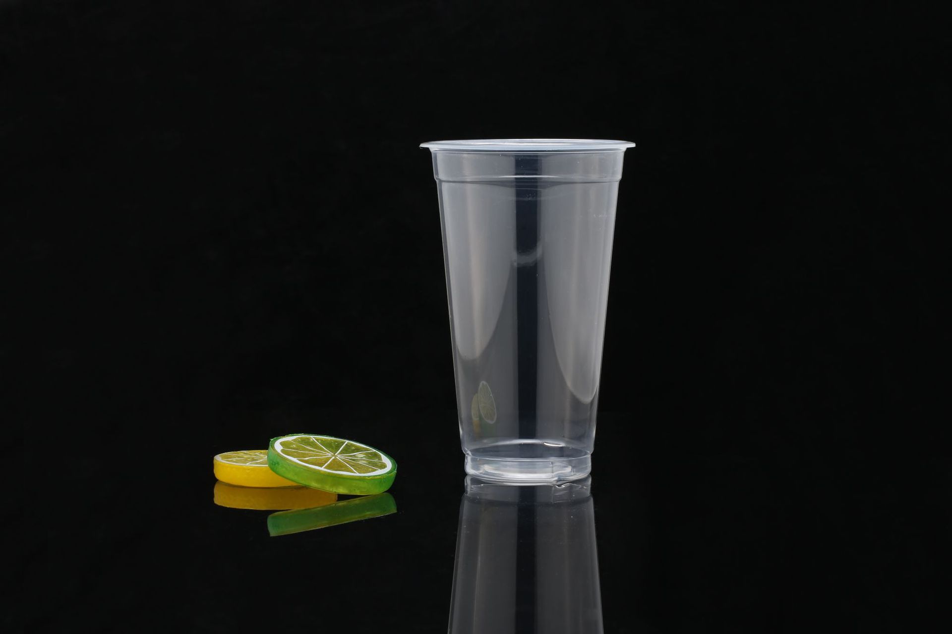 pp吸塑杯一次性奶茶饮料杯定制logo90口径透明杯