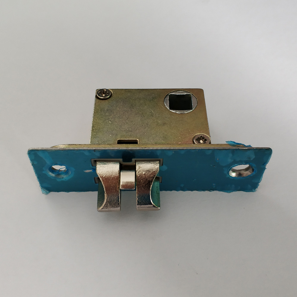 超短型房门锁舌 铝合金窄边门防插单舌锁体 锌合金通道门锁舌