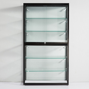 玩具家用手办展柜玩具玻璃柜奖杯展示柜玻璃陈列柜铝合金货架