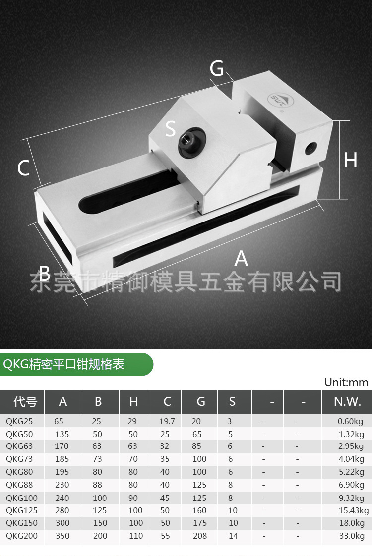 swt精密快动平口钳铣床磨床快动批士 手转螺杆式工具万力规格齐全