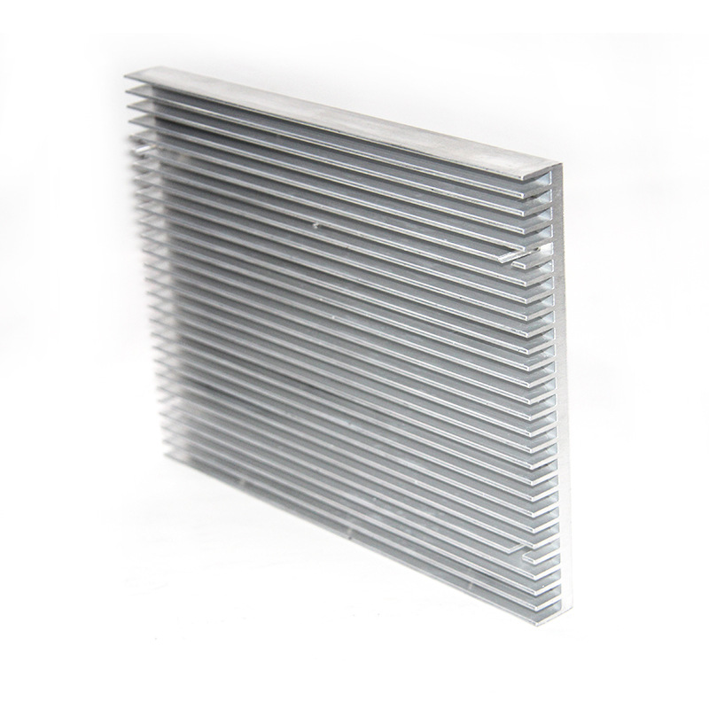 供应板式散热器 平板电子散热灯具散热器 6063铝元器件电源散热器