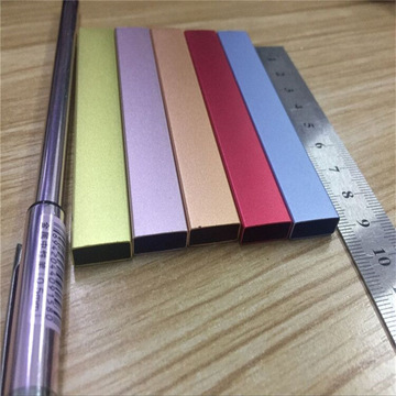 铝方管定制铝方通矩形铝管铝管彩色阳极氧化电子烟铝管外壳