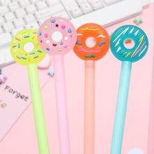 韩版文具新品可爱创意水笔 糖果色签字笔 甜甜圈中性笔