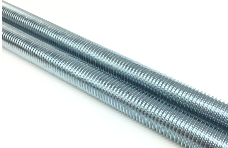 镀锌丝杠螺杆牙条丝杆全牙螺丝全螺纹杆螺栓 细牙 m8