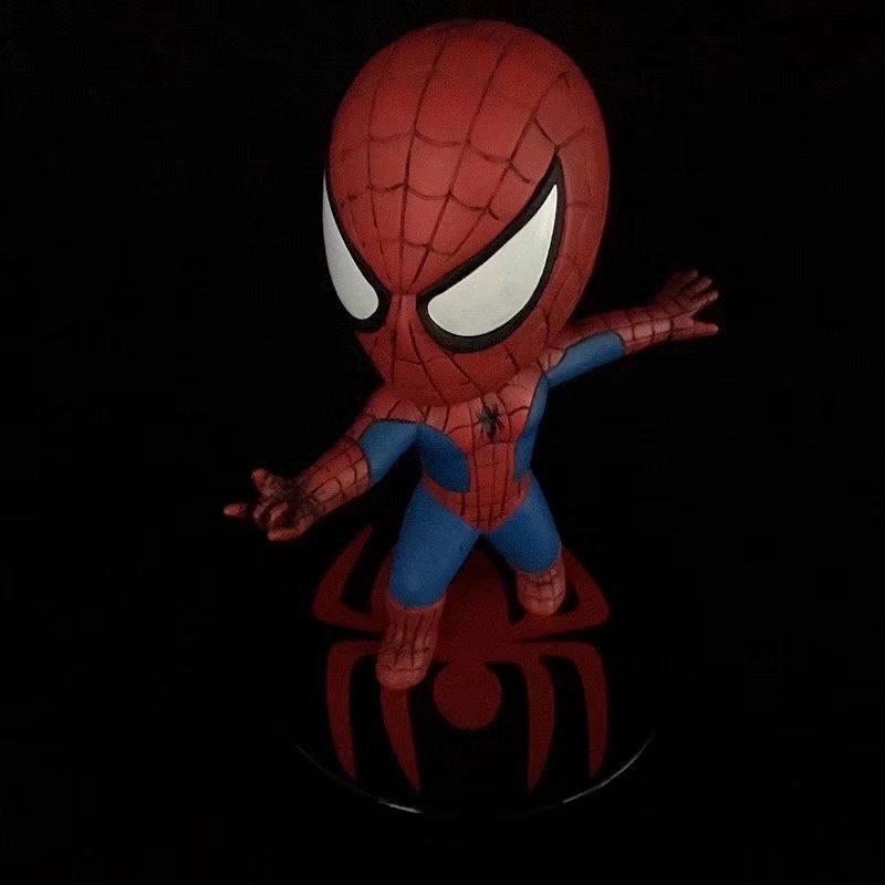 狼族动漫 x-战警 deadpool 女死侍 q版 死侍 蜘蛛侠 盒装手办