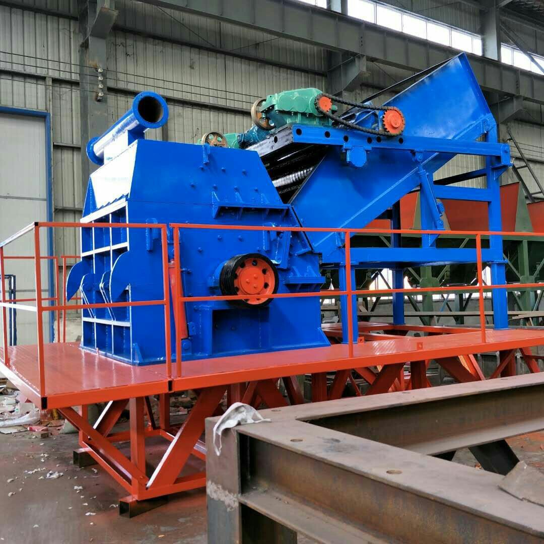 供应小型金属破碎机 废钢废铁破碎机 铁皮自行车金属粉碎机设备